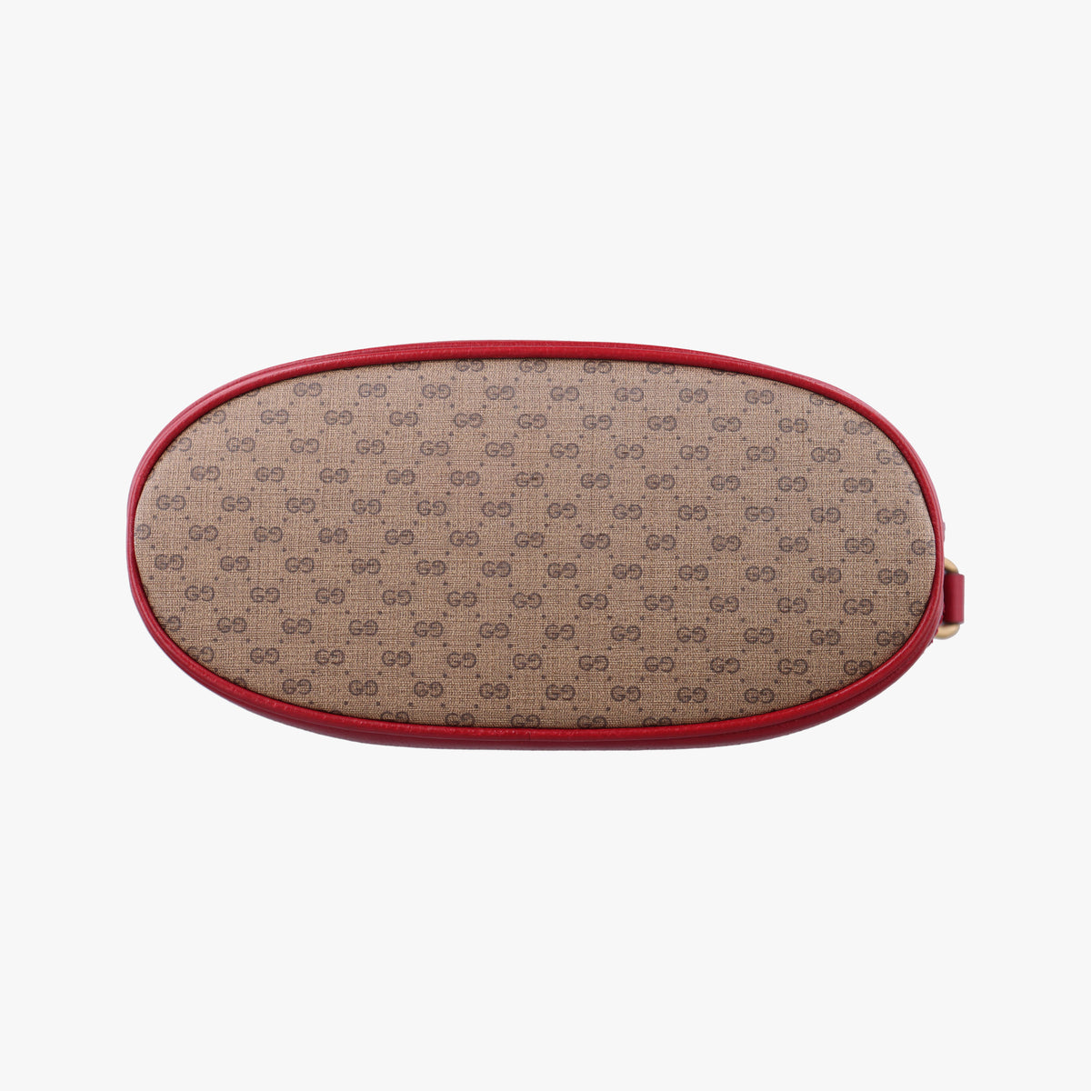 Doraemon collaboration Brown x red PVC coated canvas×Leather 655597 A034153779ドラえもんコラボ ブラウンxレッド PVCコーティングキャンバス×レザー 655597 A034153779