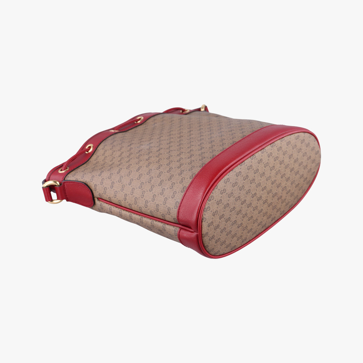 Doraemon collaboration Brown x red PVC coated canvas×Leather 655597 A034153779ドラえもんコラボ ブラウンxレッド PVCコーティングキャンバス×レザー 655597 A034153779
