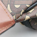 Monogram Stripe Brown×Multicolour PVC coated canvas x leather ITSAMSRL3335CAMモノグラムストライプ ブラウン×マルチカラー PVCコーティングキャンバス×レザー ITSAMSRL3335CAM