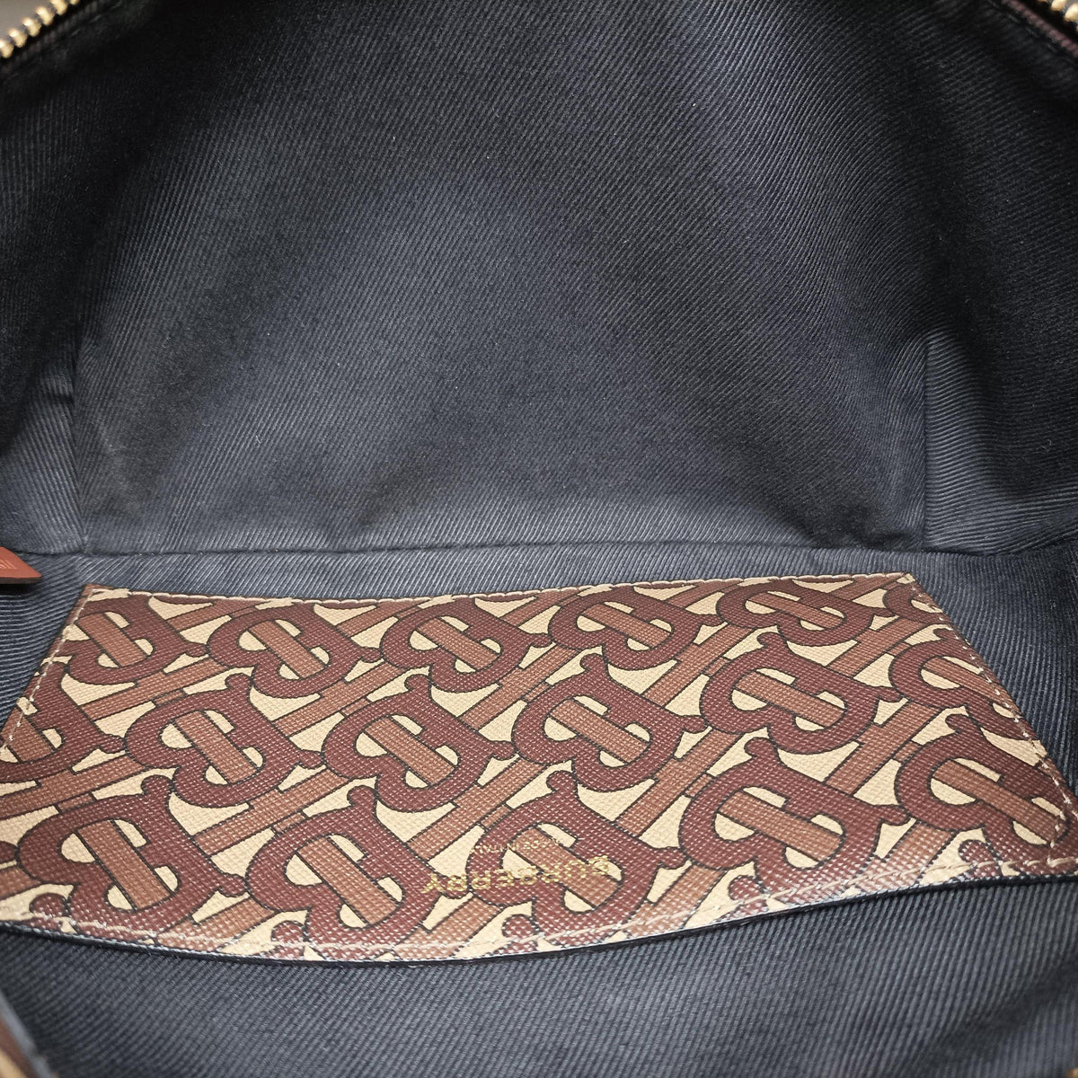 Monogram Stripe Brown×Multicolour PVC coated canvas x leather ITSAMSRL3335CAMモノグラムストライプ ブラウン×マルチカラー PVCコーティングキャンバス×レザー ITSAMSRL3335CAM