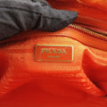 bowling Orange SAFFIANO Leather 64ボウリング オレンジ サフィアーノレザー 64