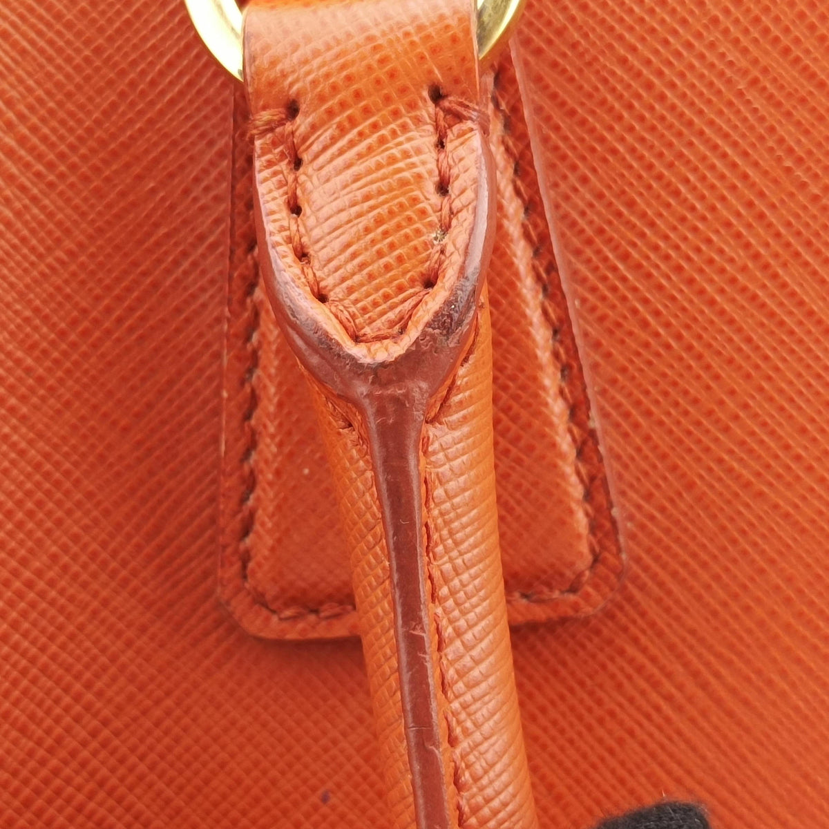 bowling Orange SAFFIANO Leather 64ボウリング オレンジ サフィアーノレザー 64