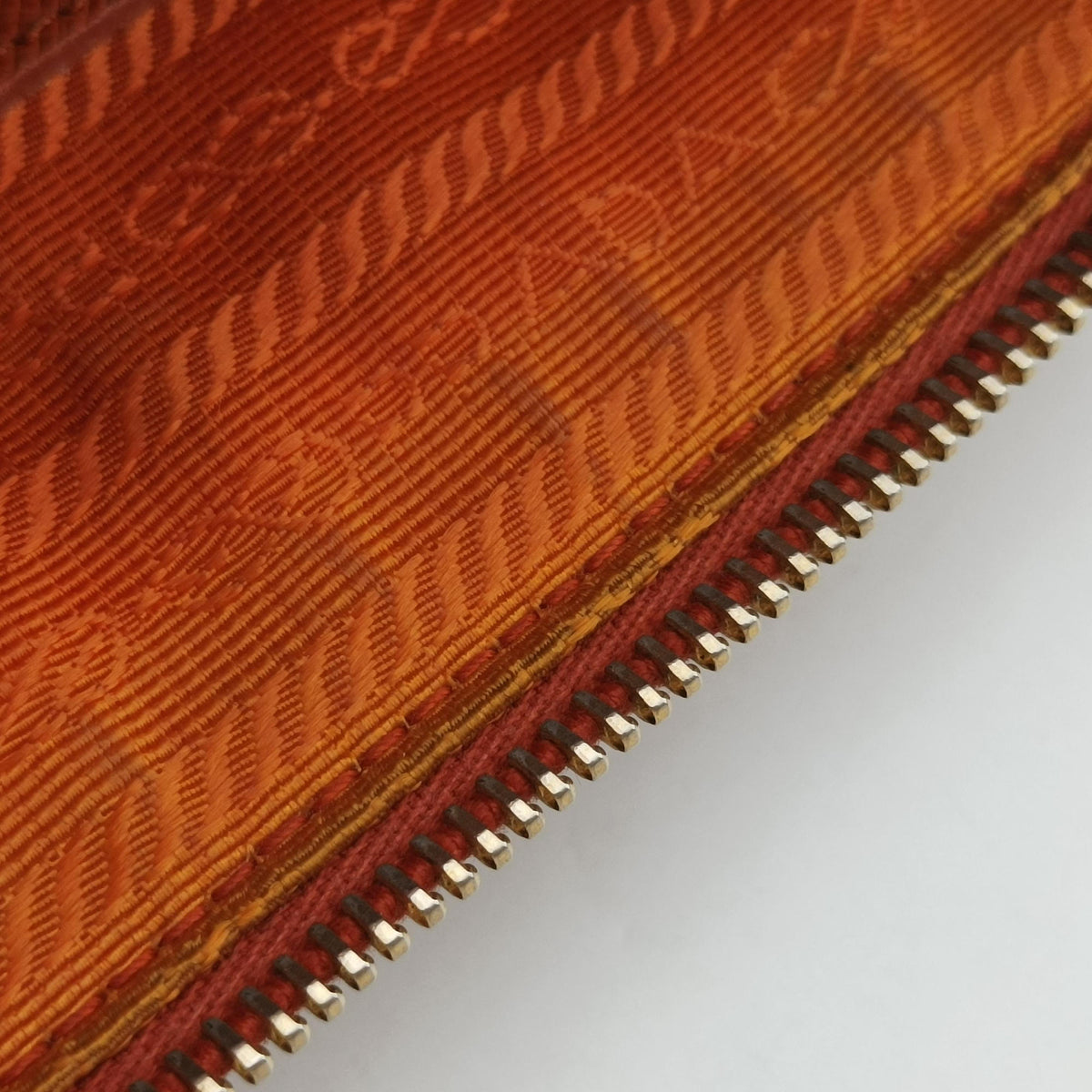 bowling Orange SAFFIANO Leather 64ボウリング オレンジ サフィアーノレザー 64