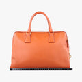 bowling Orange SAFFIANO Leather 64ボウリング オレンジ サフィアーノレザー 64