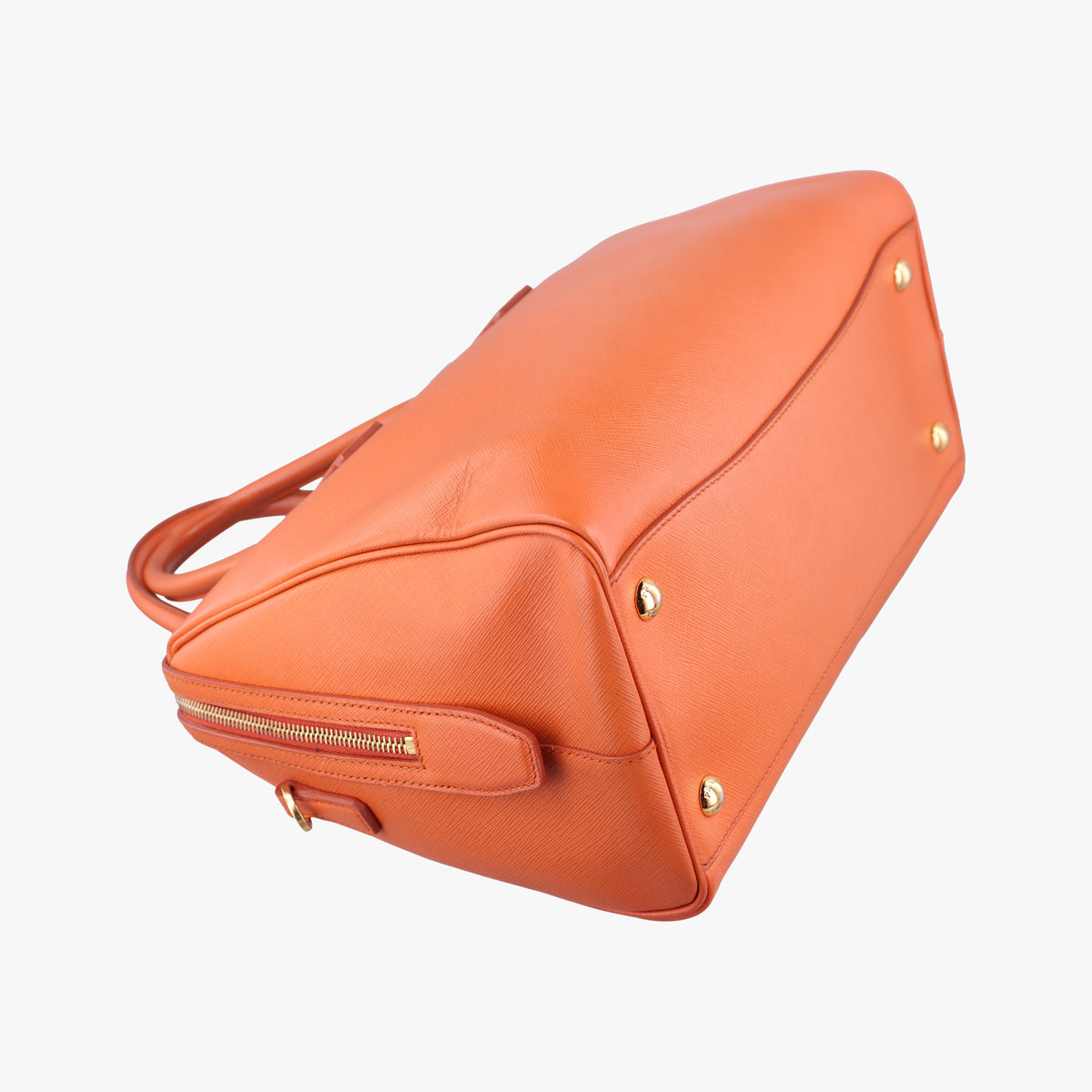 bowling Orange SAFFIANO Leather 64ボウリング オレンジ サフィアーノレザー 64