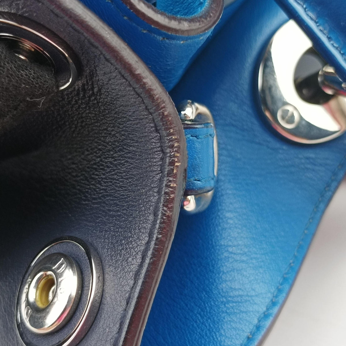 Diorissimo Blue Patent  x Leather 09-MA-1105ディオリッシモ ブルー エナメル x レザー 09-MA-1105