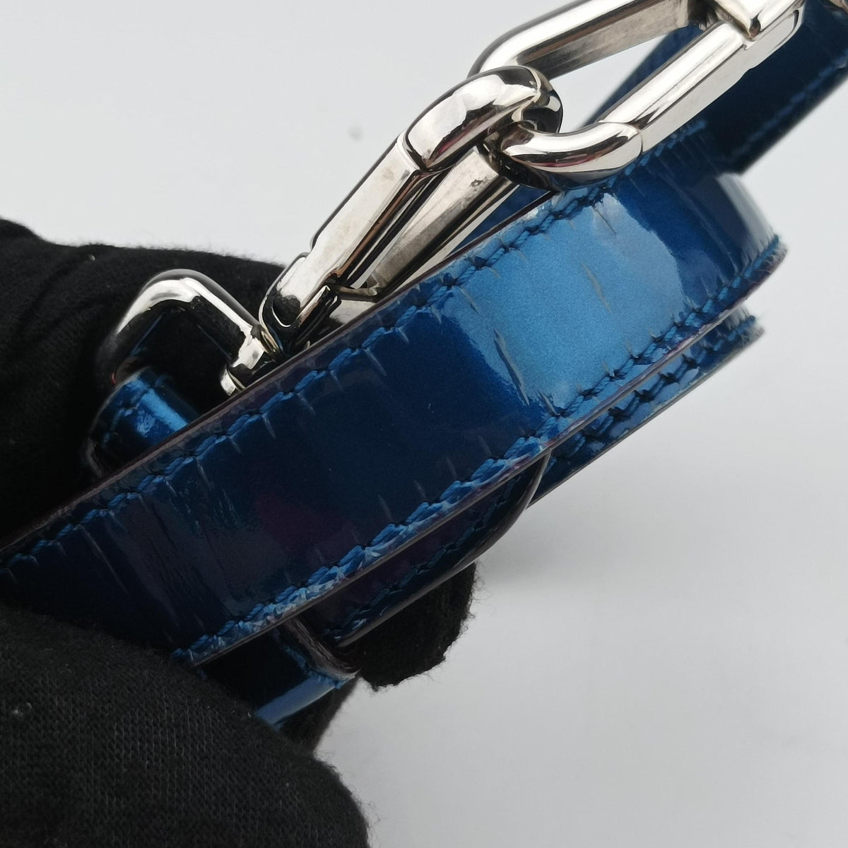 Diorissimo Blue Patent  x Leather 09-MA-1105ディオリッシモ ブルー エナメル x レザー 09-MA-1105