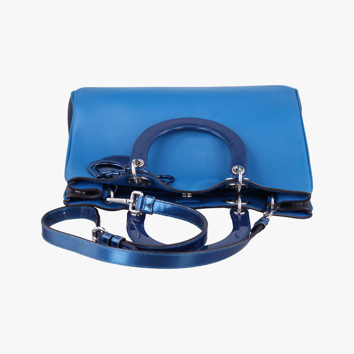 Diorissimo Blue Patent  x Leather 09-MA-1105ディオリッシモ ブルー エナメル x レザー 09-MA-1105