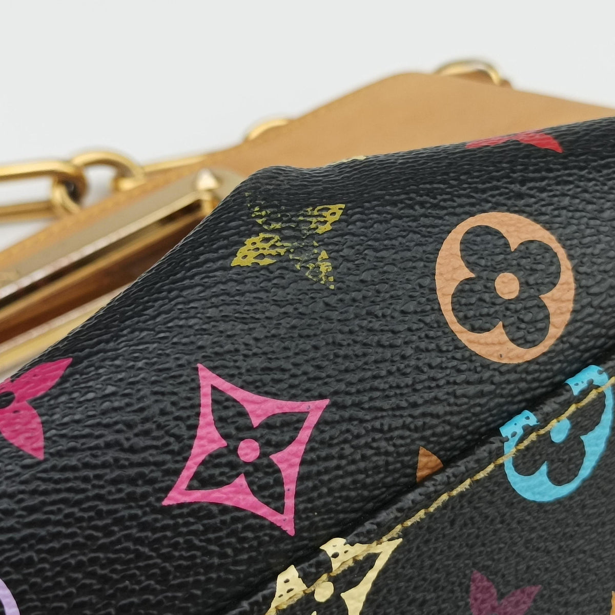 JUDY PM Noir Monogram Multicolor M40258 Lot number unknownジュディPM ノワール モノグラム マルチカラー M40258 製番不明