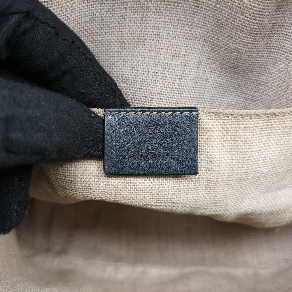 Microguccissima Black Leather 449654 H026847258マイクログッチシマ ブラック レザー 449654 H026847258
