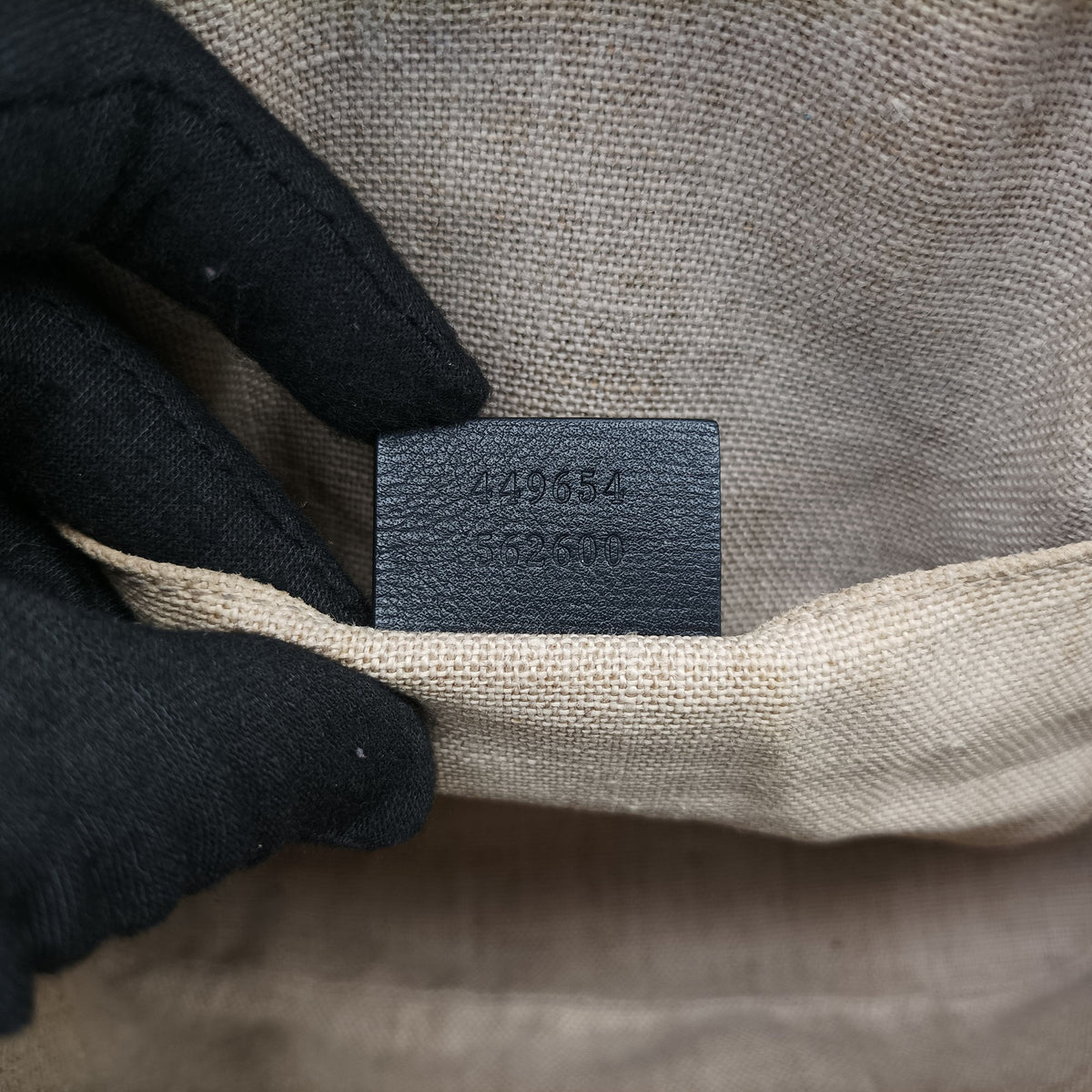Microguccissima Black Leather 449654 H026847258マイクログッチシマ ブラック レザー 449654 H026847258