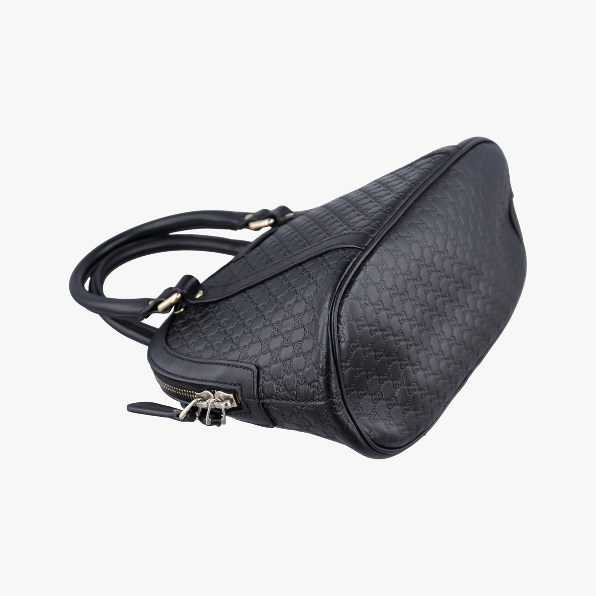 Microguccissima Black Leather 449654 H026847258マイクログッチシマ ブラック レザー 449654 H026847258