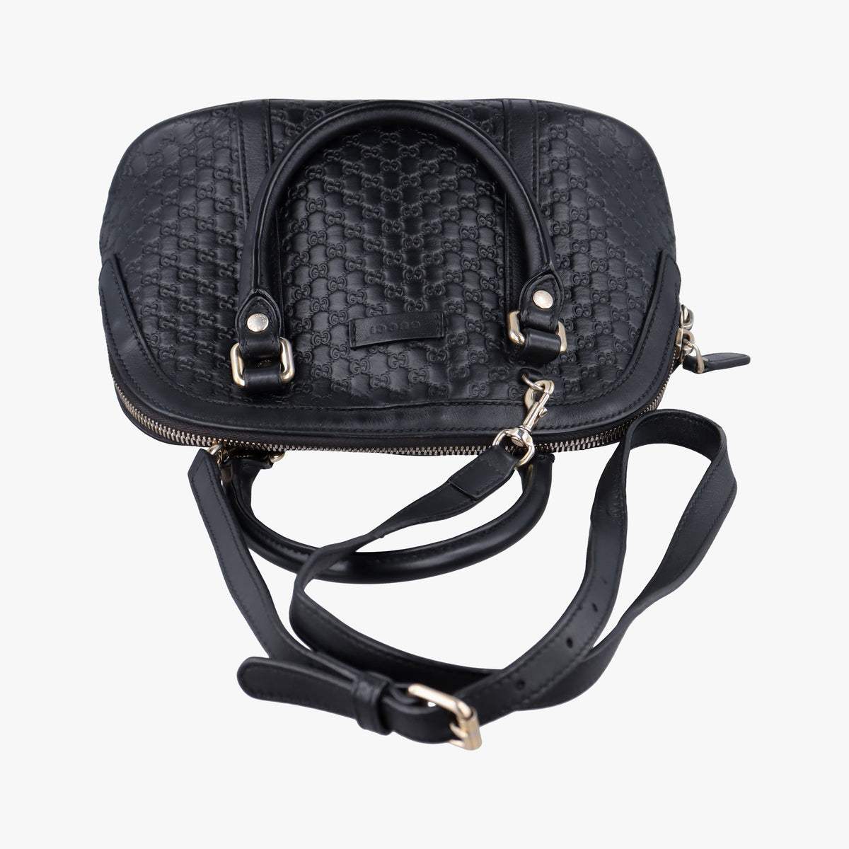 Microguccissima Black Leather 449654 H026847258マイクログッチシマ ブラック レザー 449654 H026847258