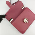 Interlocking 1973 Flap Pink Leather 277522 I010574779インターロッキング 1973 フラップ ピンク レザー 277522 I010574779