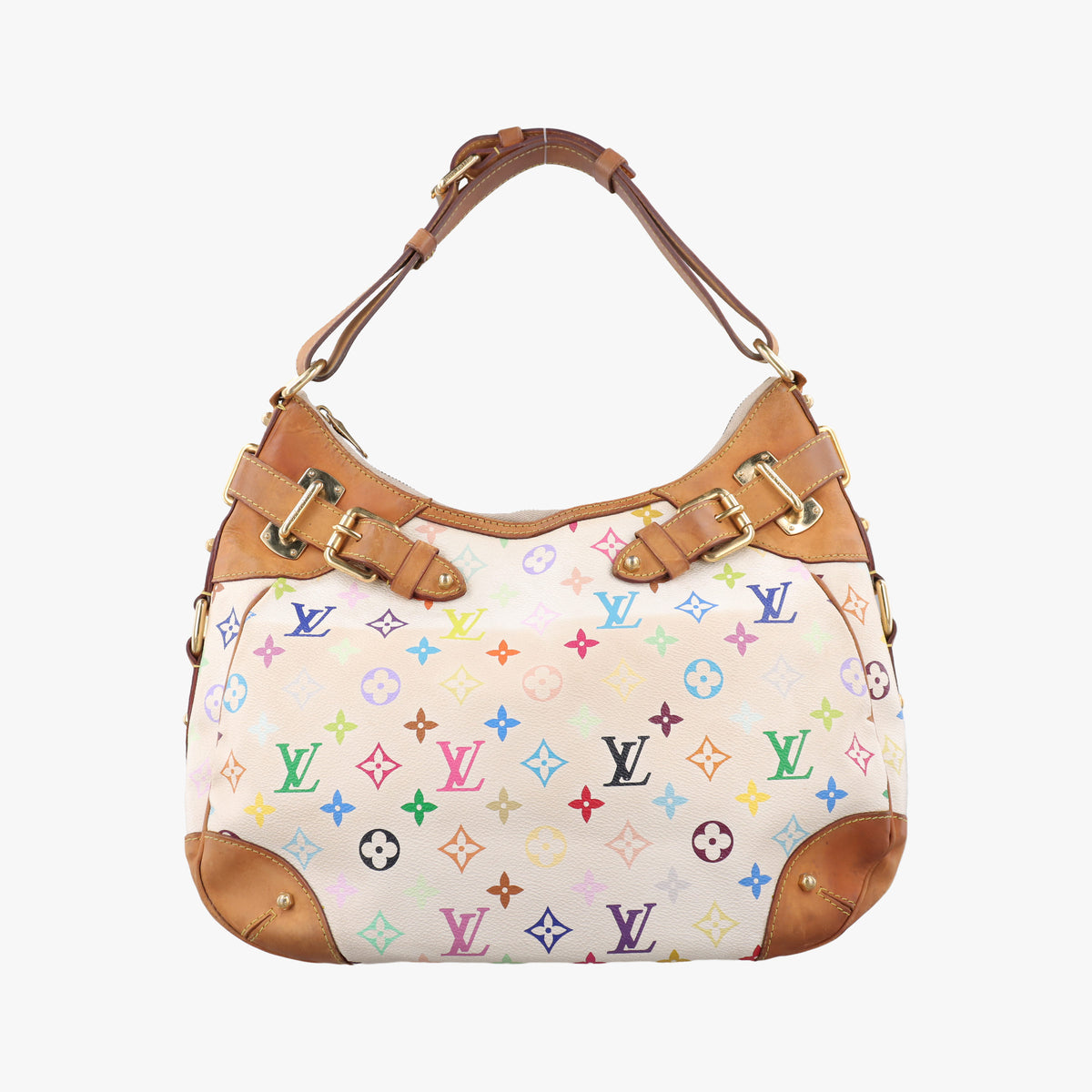 GRETA white Monogram Multicolor M40195 Lot number unknownグレタ ブロン モノグラム マルチカラー M40195 製番不明