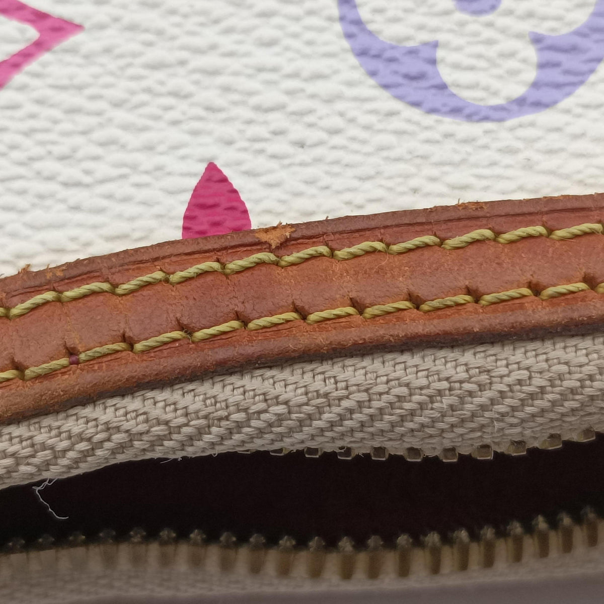 GRETA white Monogram Multicolor M40195 Lot number unknownグレタ ブロン モノグラム マルチカラー M40195 製番不明