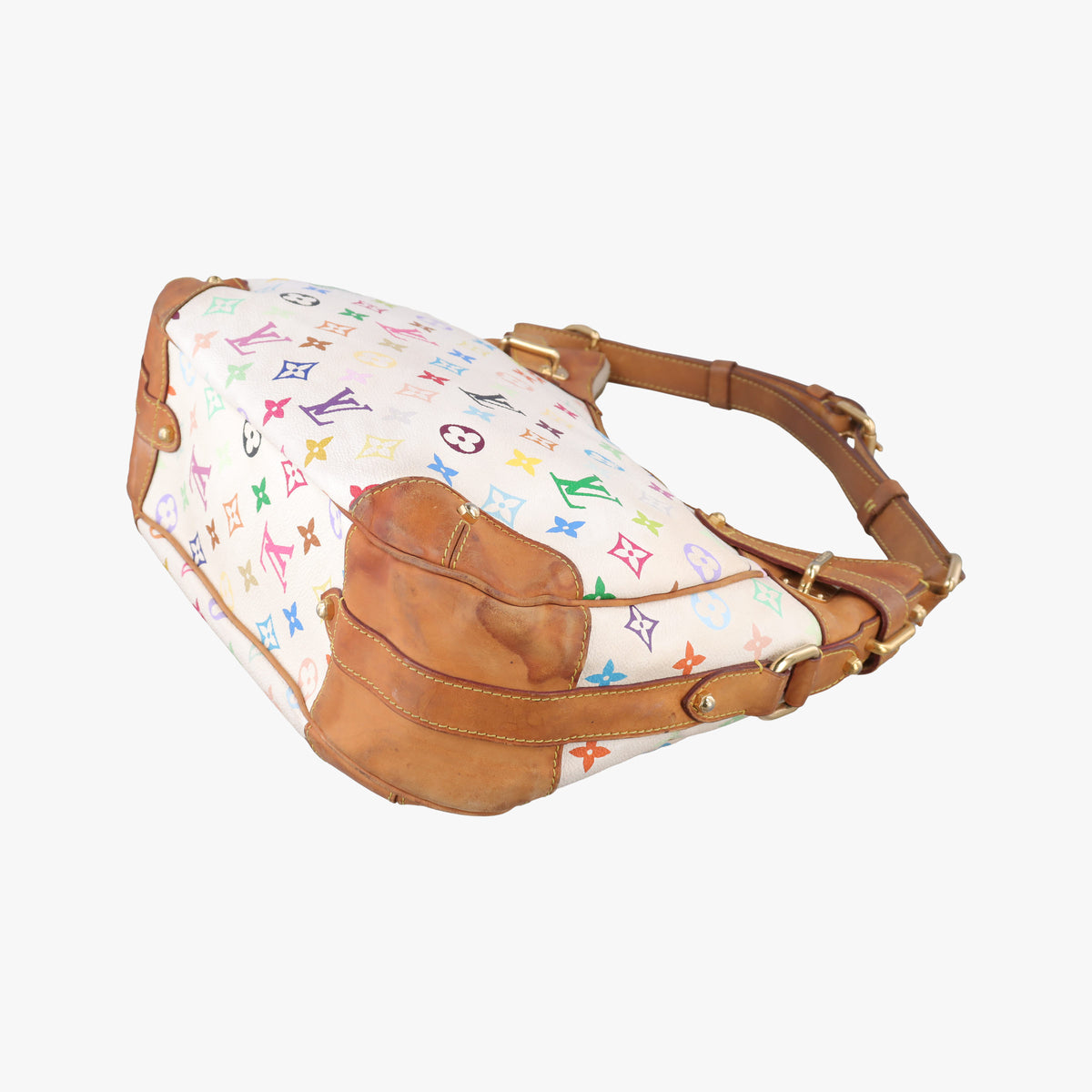 GRETA white Monogram Multicolor M40195 Lot number unknownグレタ ブロン モノグラム マルチカラー M40195 製番不明