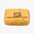 Fendista Pochette Yellow Leather 8M0376 8M0376-ANC-198-2516フェンディスタ ポシェット イエロー レザー 8M0376 8M0376-ANC-198-2516