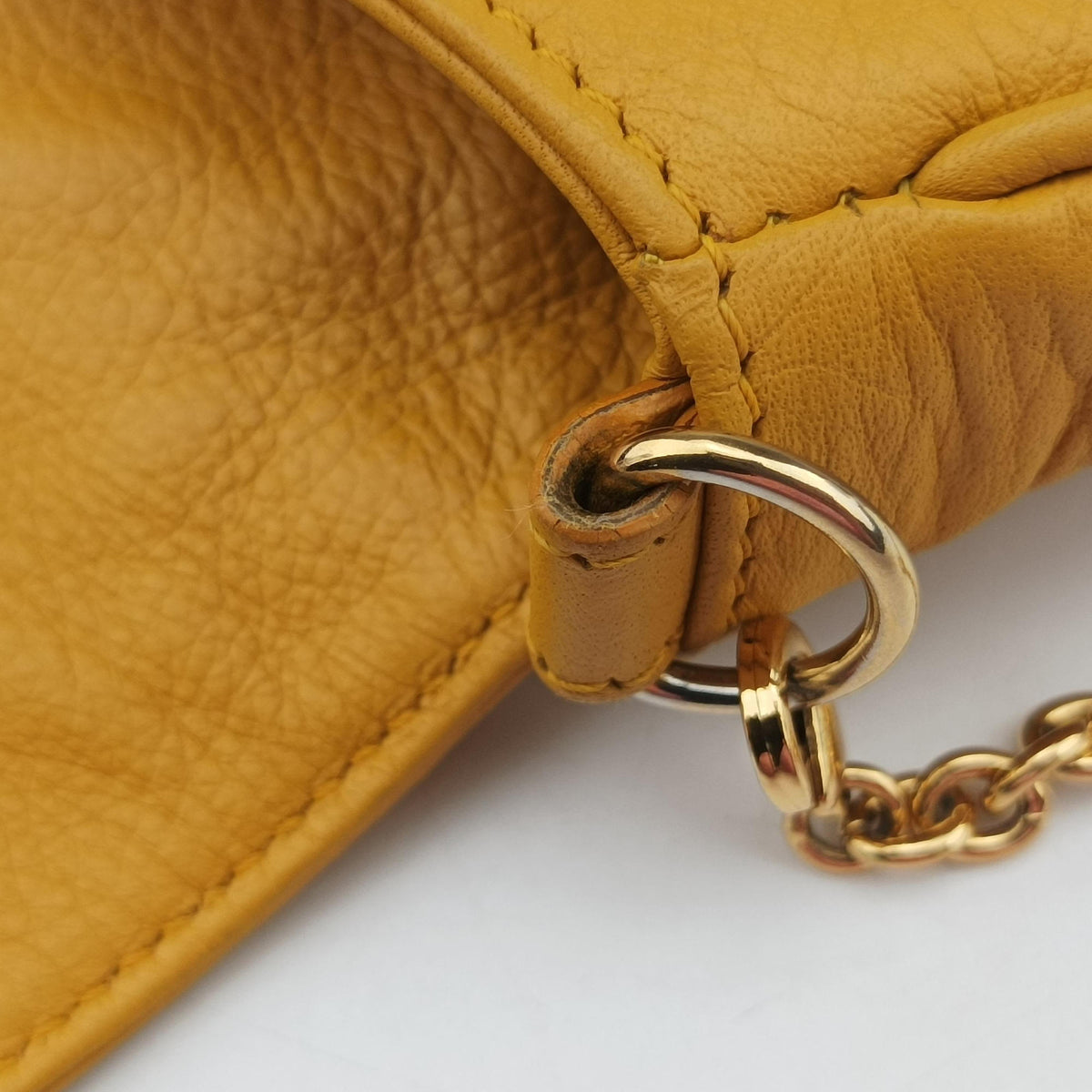 Fendista Pochette Yellow Leather 8M0376 8M0376-ANC-198-2516フェンディスタ ポシェット イエロー レザー 8M0376 8M0376-ANC-198-2516