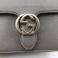 Interlocking G Grey Leather 510304 A029726000インターロッキングG グレー レザー 510304 A029726000