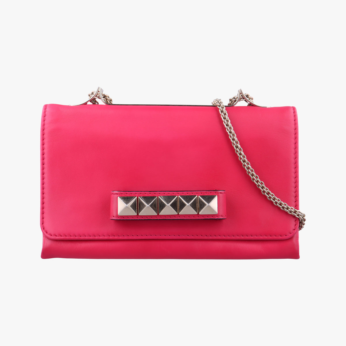 Rockstud Va Va Voom Rose Leather BU 0975 1ロックスタッズ ヴァ ヴァ ヴーム ローズ レッド レザー BU 0975 1