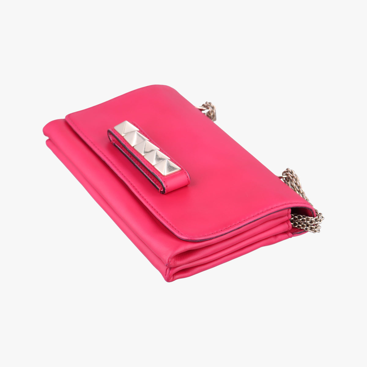 Rockstud Va Va Voom Rose Leather BU 0975 1ロックスタッズ ヴァ ヴァ ヴーム ローズ レッド レザー BU 0975 1