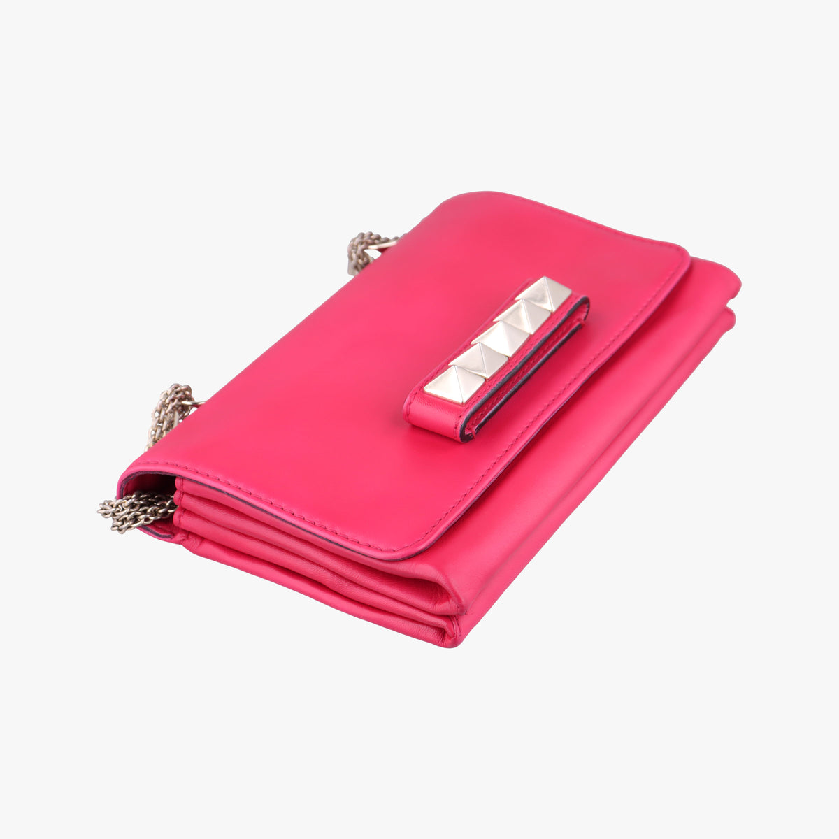 Rockstud Va Va Voom Rose Leather BU 0975 1ロックスタッズ ヴァ ヴァ ヴーム ローズ レッド レザー BU 0975 1