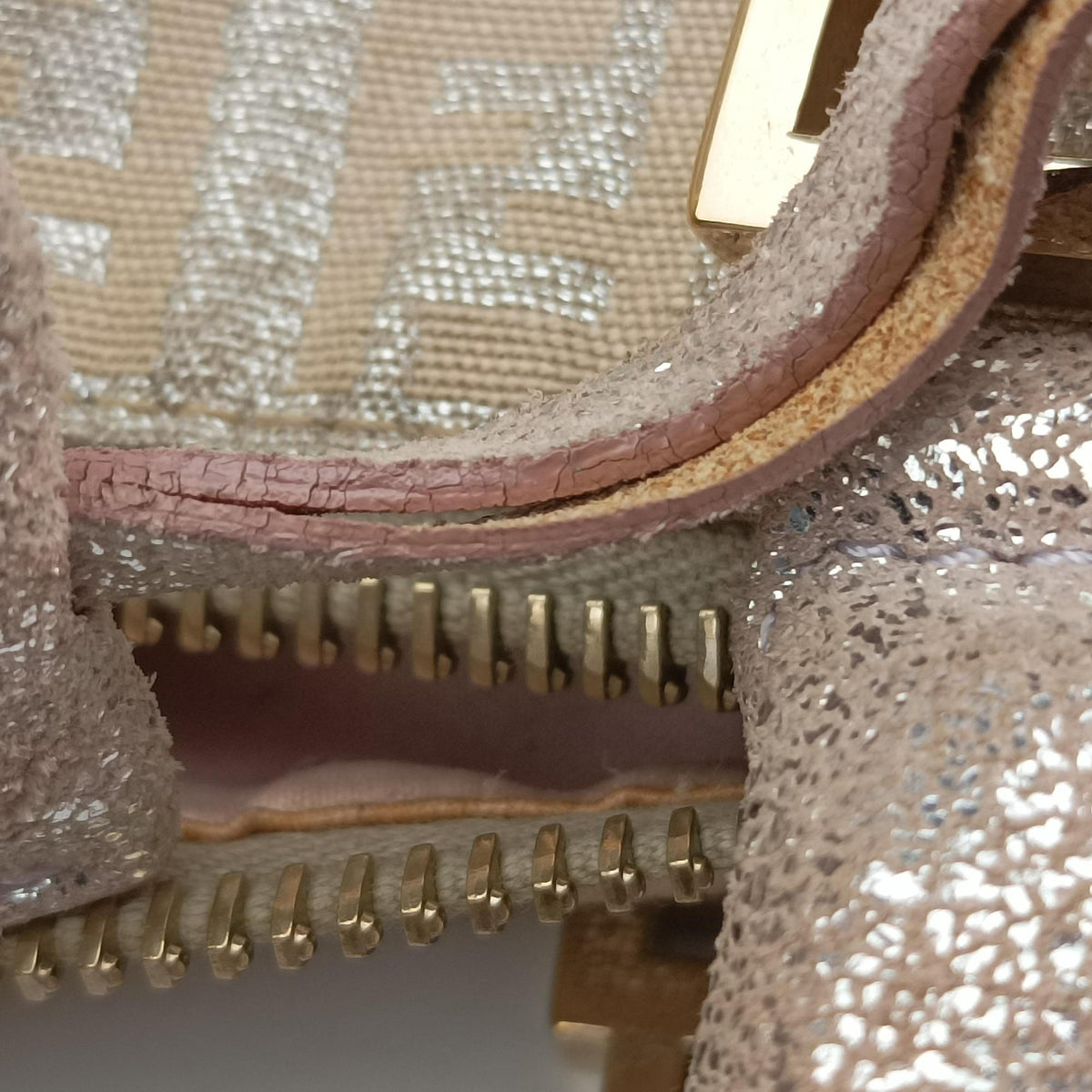 Zucchino Glitter Logo Pink Canvas 8BL071 2379-8BL071-RQ6-058ズッキーノ グリッターロゴ ピンク キャンバス 8BL071 2379-8BL071-RQ6-058