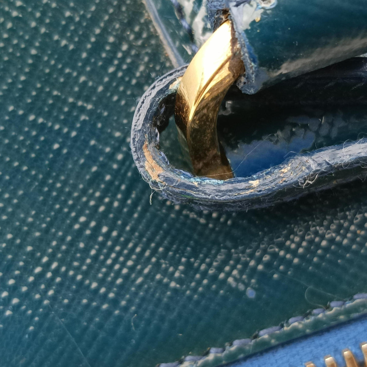 Promenade Green Patent SAFFIANO Leather BL0812 180 7プロムナード グリーン パテント サフィアーノ レザー BL0812 180 7