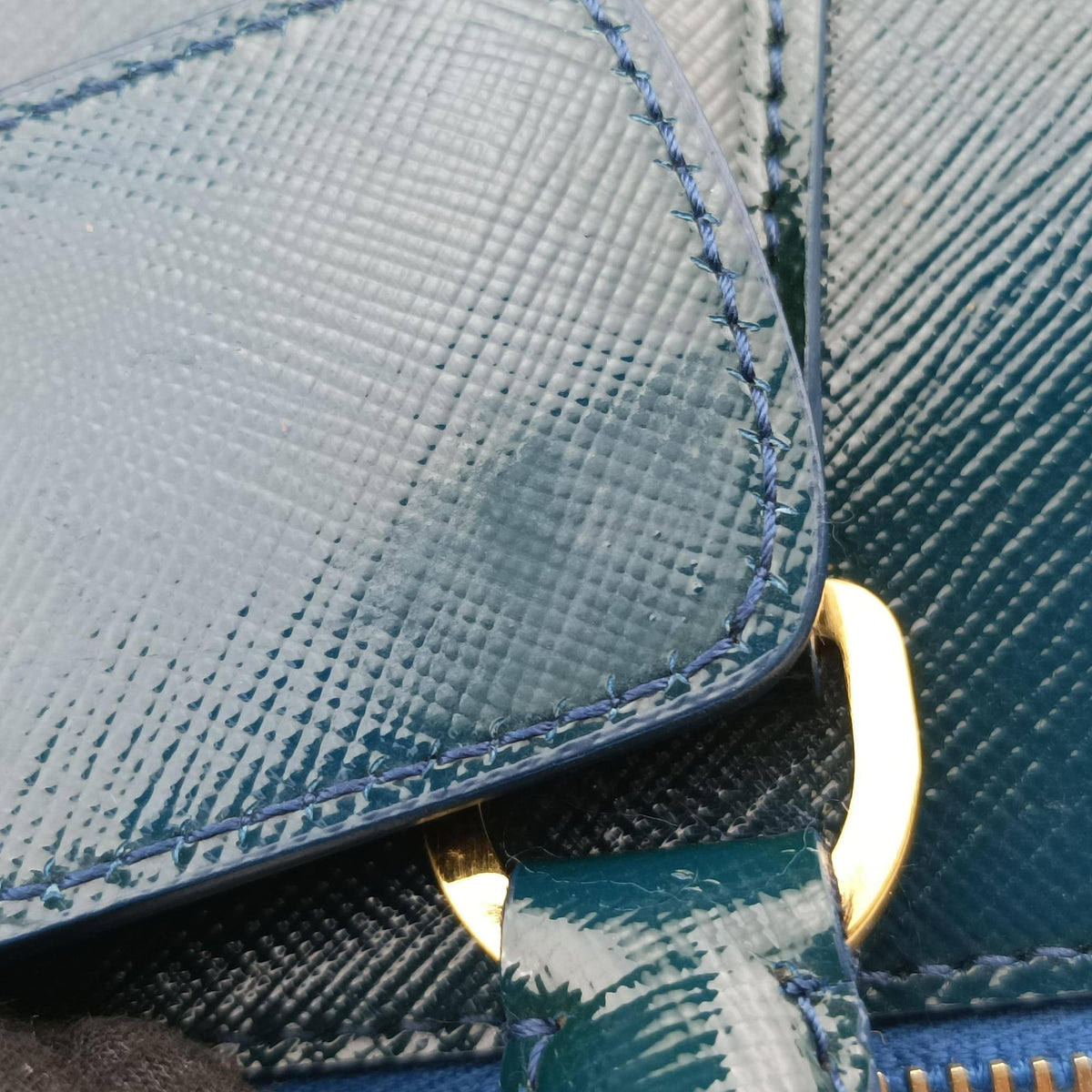 Promenade Green Patent SAFFIANO Leather BL0812 180 7プロムナード グリーン パテント サフィアーノ レザー BL0812 180 7