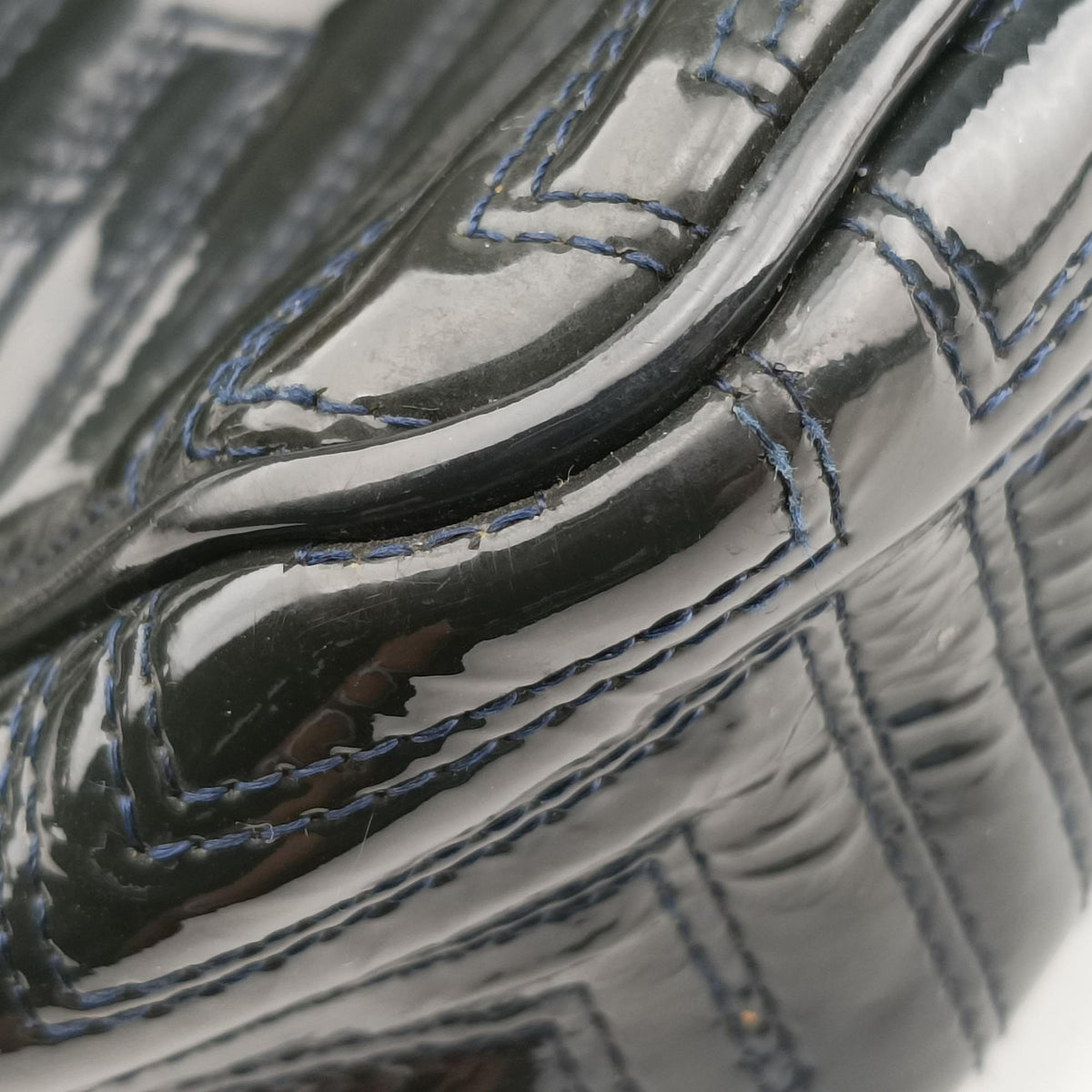 Couture quilted Black Patent Leather クチュール キルティング ブラック パテント