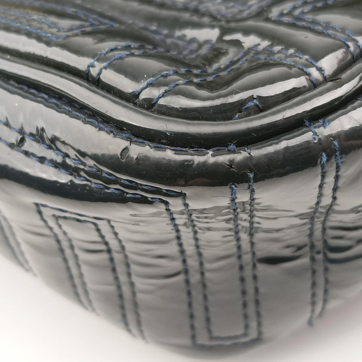 Couture quilted Black Patent Leather クチュール キルティング ブラック パテント