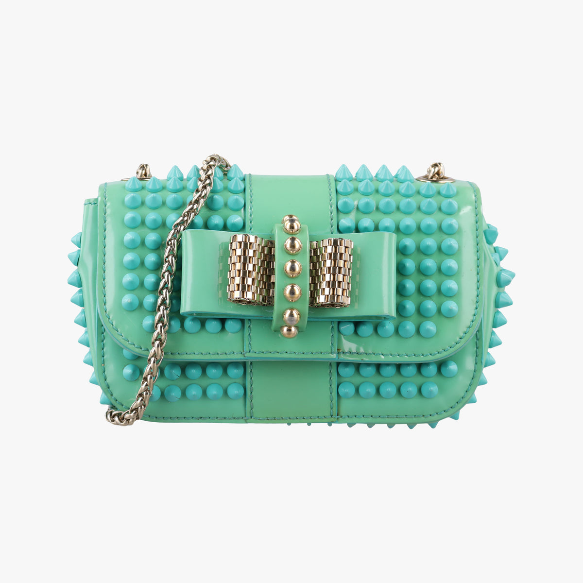 Sweet Charity Scarabe Spike Green Patent Leather スイート チャリティー スカラベ スパイク グリーン パテント