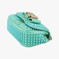 Sweet Charity Scarabe Spike Green Patent Leather スイート チャリティー スカラベ スパイク グリーン パテント