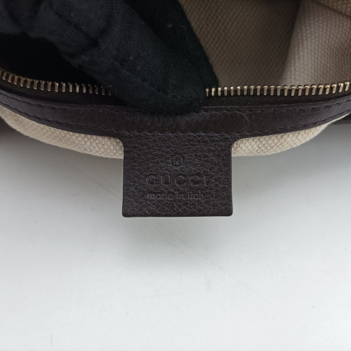 Bamboo Beige×Brown Canvas×Leather 282317 H010868917バンブー ベージュ×ブラウン キャンバス×レザー 282317 H010868917