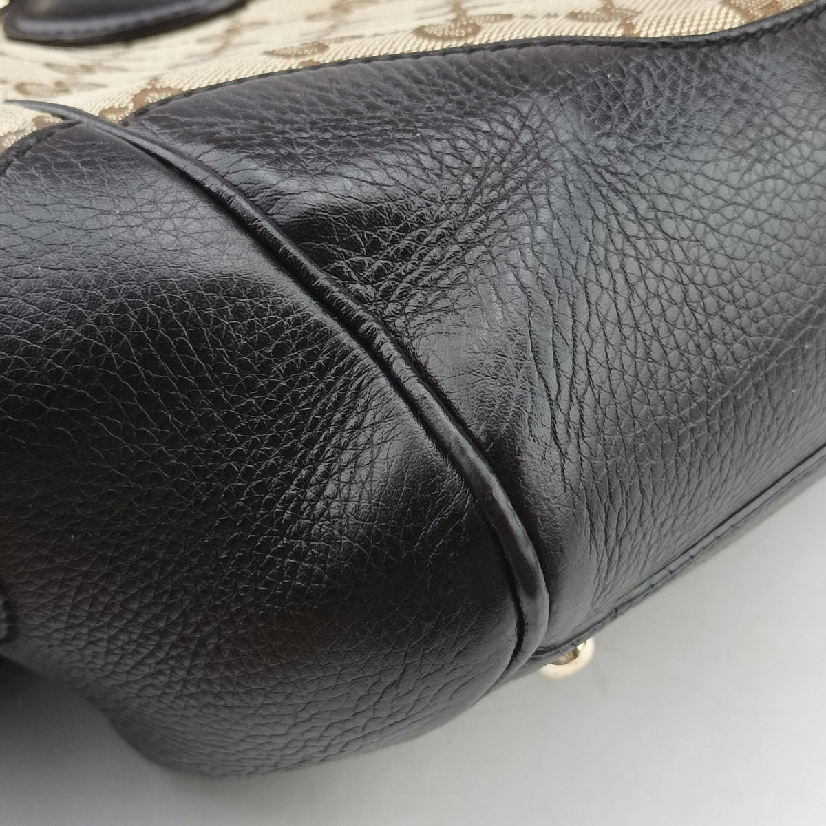 Bamboo Beige×Brown Canvas×Leather 282317 H010868917バンブー ベージュ×ブラウン キャンバス×レザー 282317 H010868917