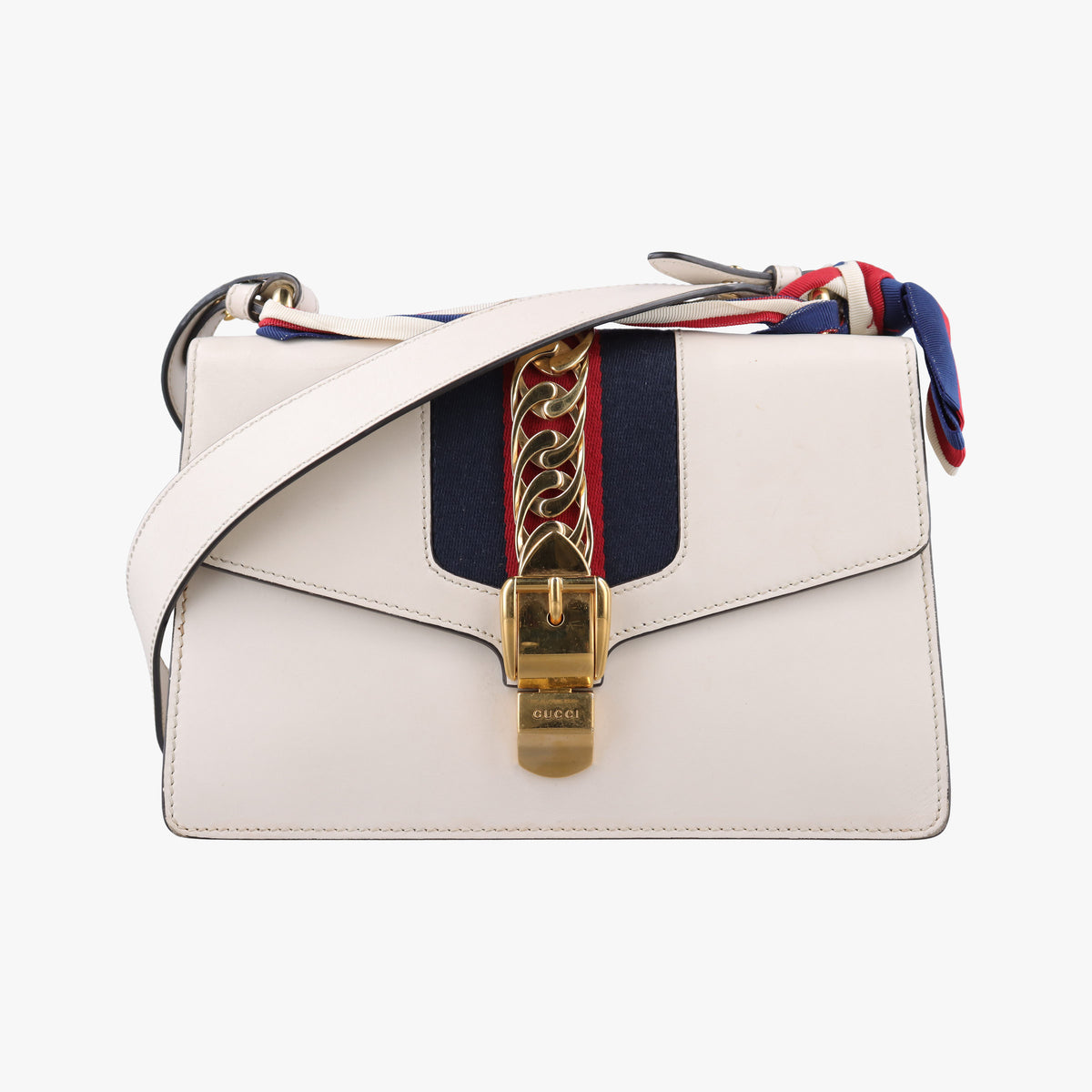 Sylvie White Leather 421882 E025755150シルヴィ ホワイト レザー 421882 E025755150
