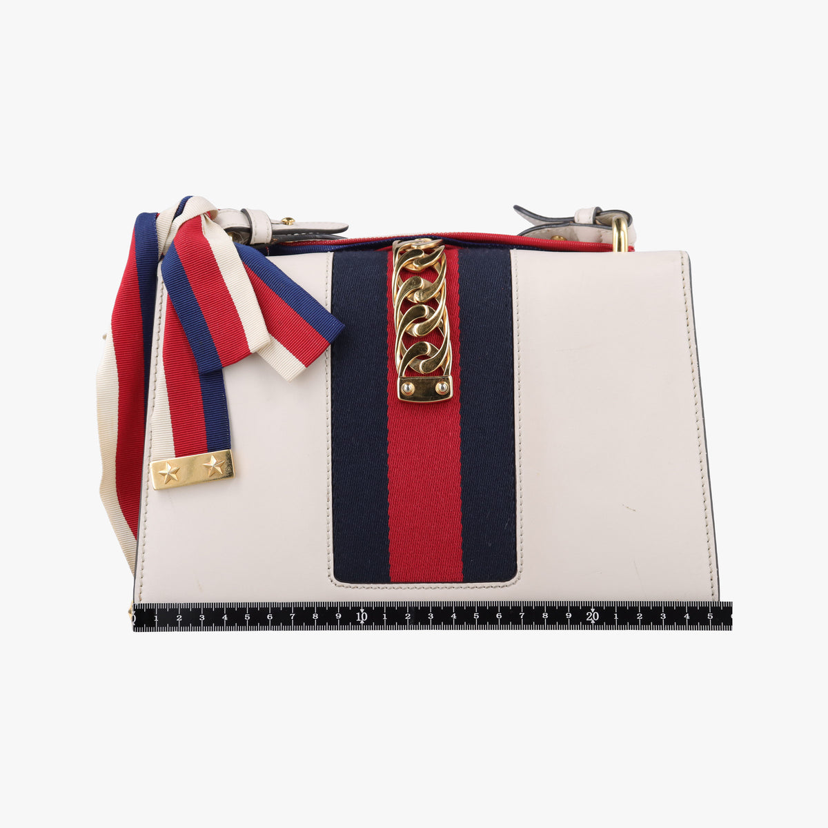 Sylvie White Leather 421882 E025755150シルヴィ ホワイト レザー 421882 E025755150