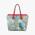 GG Blooms beige×Red×Multicolour PVC coated canvas 546315 A028916953GGブルームス ベージュ×レッド×マルチ PVCコーティングキャンバス 546315 A028916953