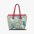 GG Blooms beige×Red×Multicolour PVC coated canvas 546315 A028916953GGブルームス ベージュ×レッド×マルチ PVCコーティングキャンバス 546315 A028916953