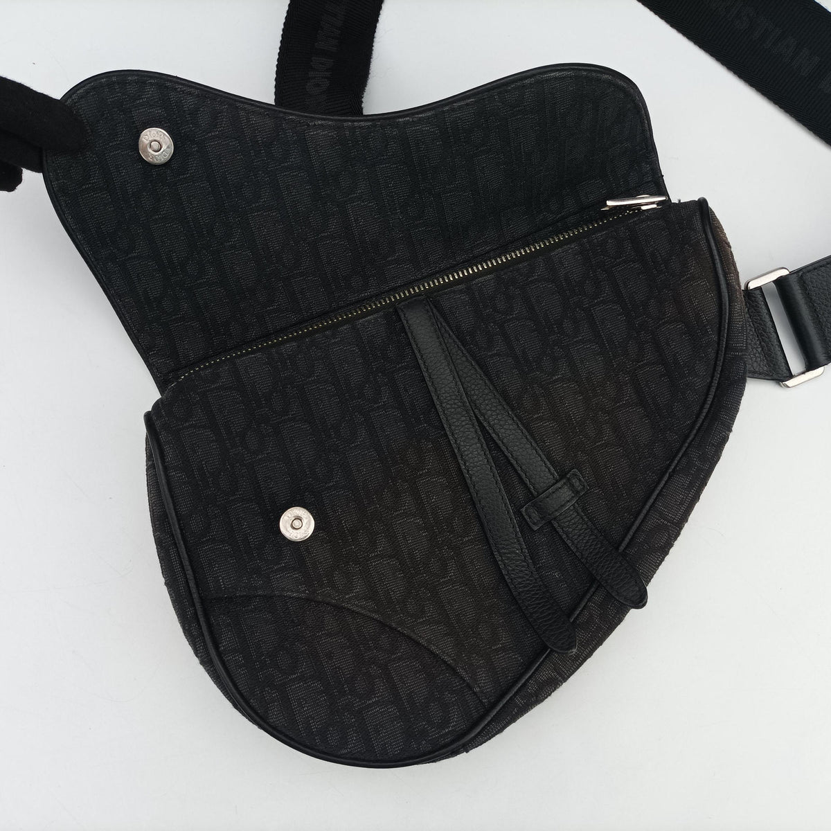 Saddle Black Jacquard×Leather 16-BO-1222サドル ブラック ジャガード×レザー 16-BO-1222