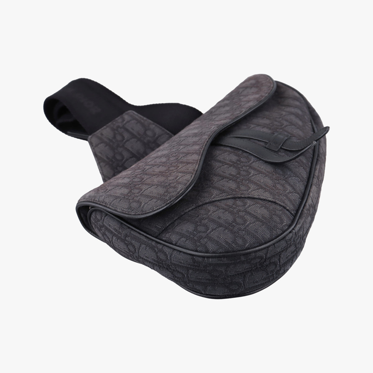 Saddle Black Jacquard×Leather 16-BO-1222サドル ブラック ジャガード×レザー 16-BO-1222