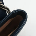 GG Marmont White×blue Leather 574969 GGマーモント ホワイト×ブルー レザー 574969