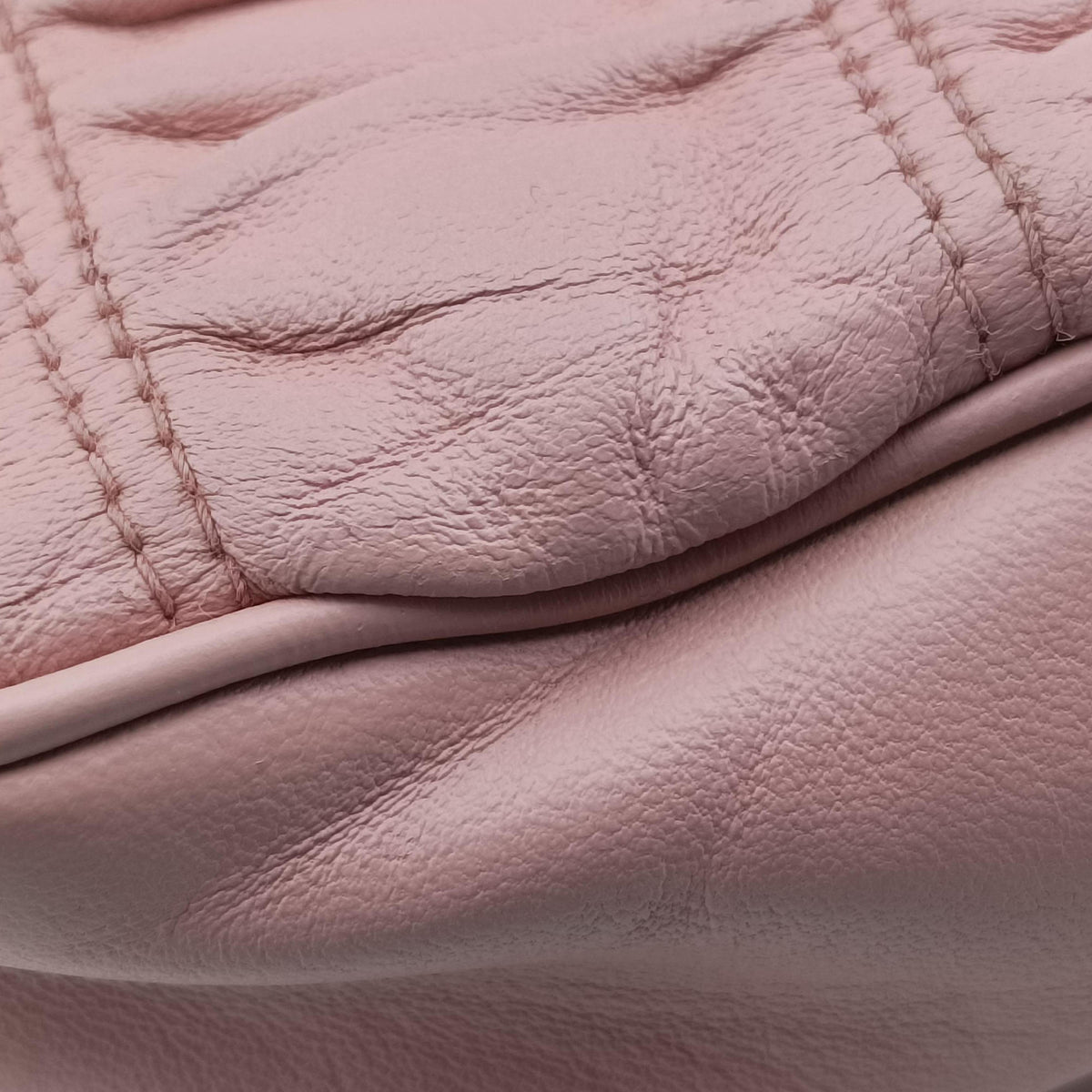 Gaufre Pink lambskin 1BH112 197ギャザー ピンク ラムスキン 1BH112 197