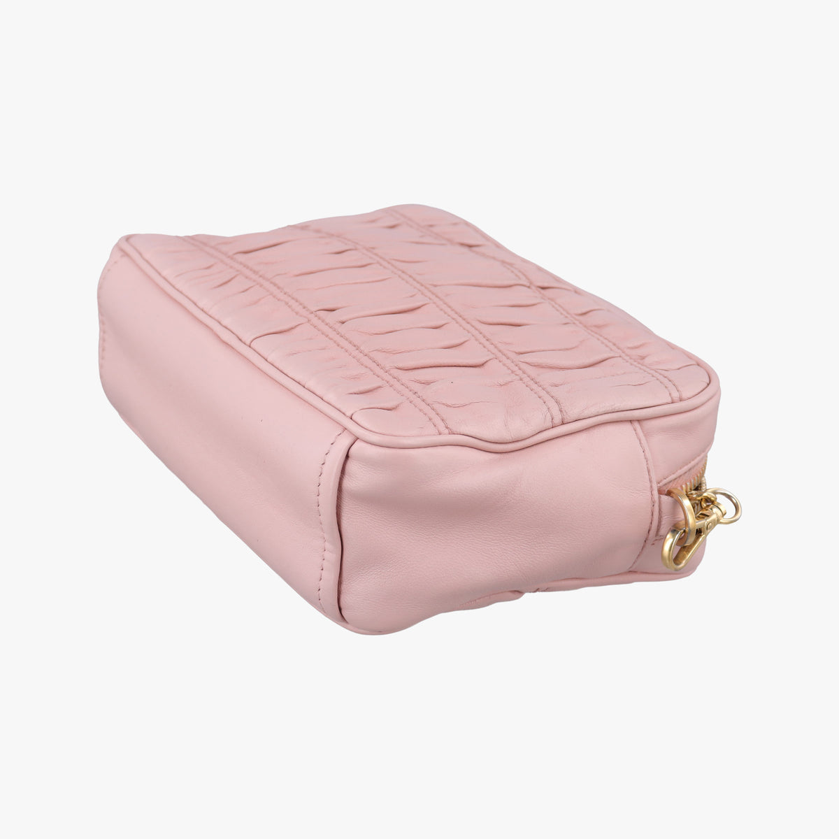 Gaufre Pink lambskin 1BH112 197ギャザー ピンク ラムスキン 1BH112 197