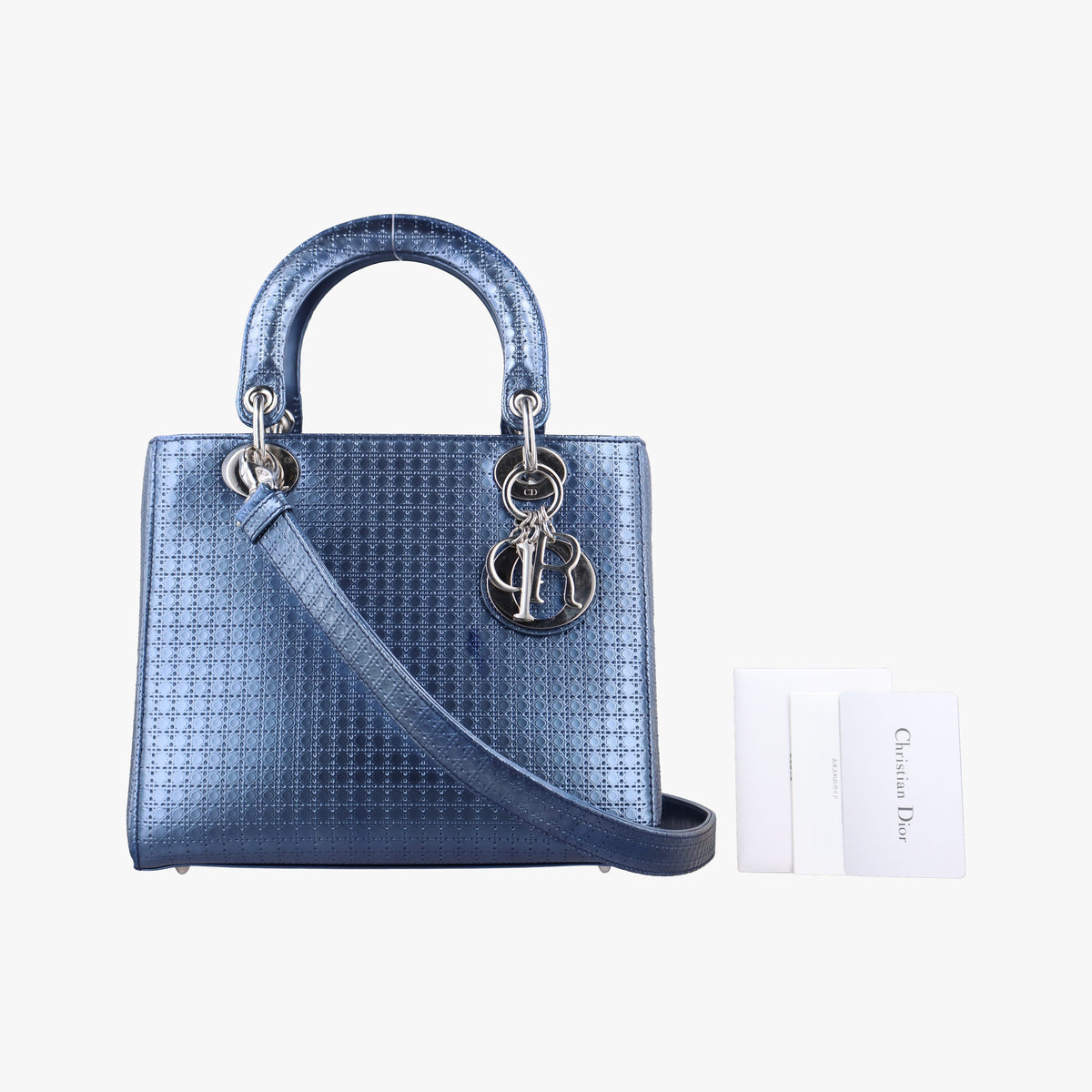 Lady Dior Blue Enamel 16-BO-0136レディーディオール ブルー エナメル 16-BO-0136