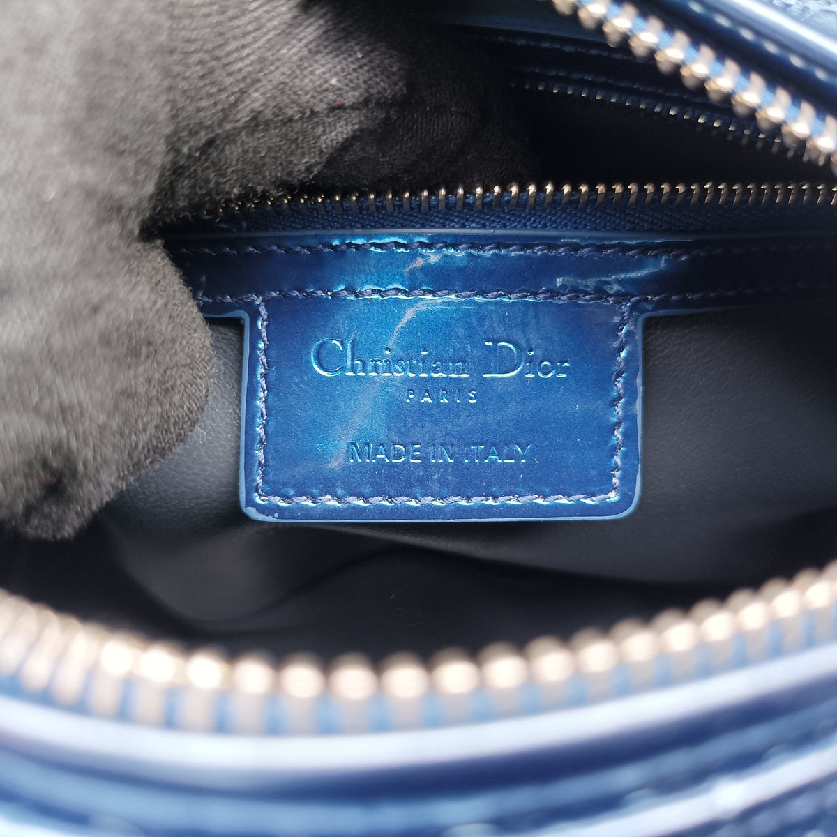 Lady Dior Blue Enamel 16-BO-0136レディーディオール ブルー エナメル 16-BO-0136