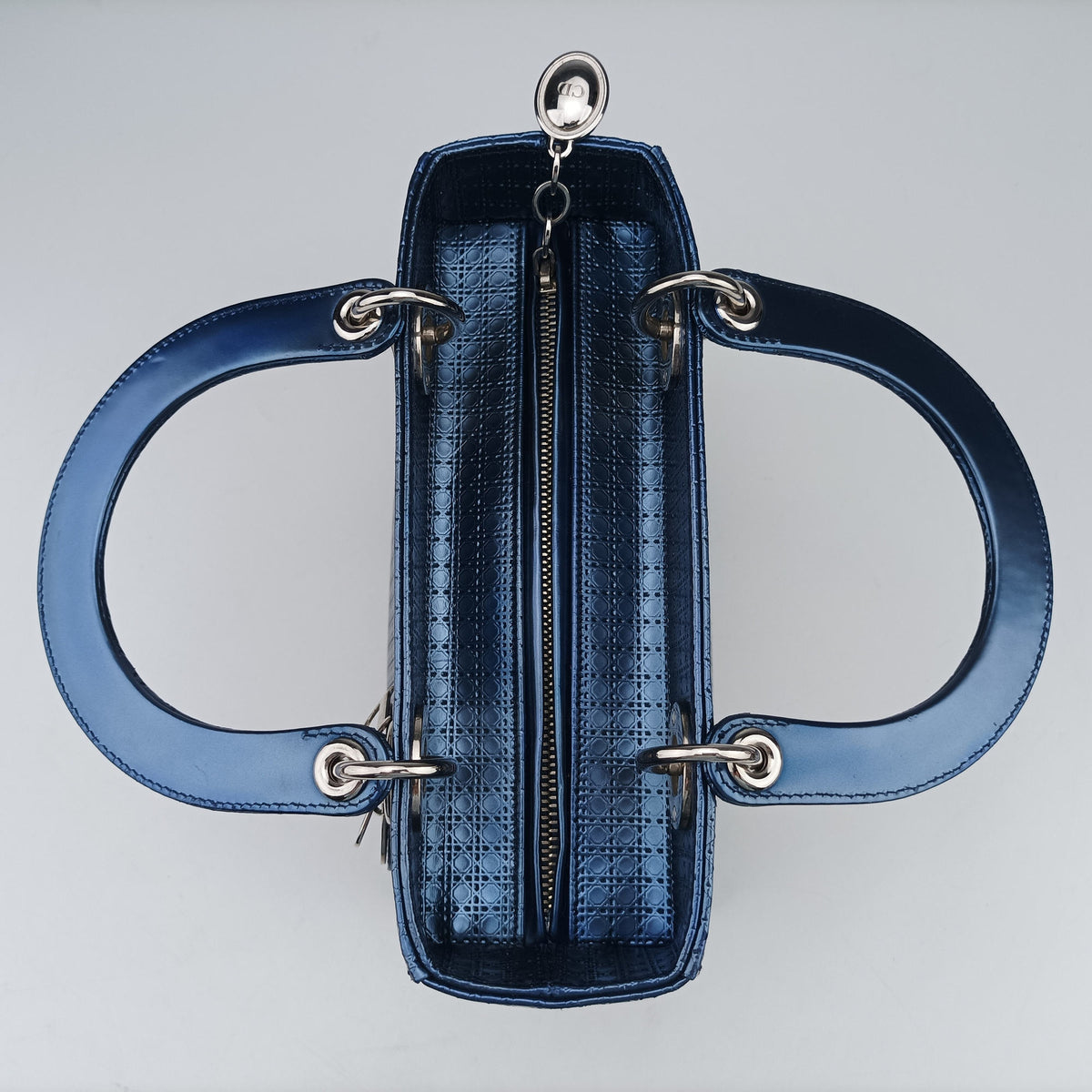Lady Dior Blue Enamel 16-BO-0136レディーディオール ブルー エナメル 16-BO-0136