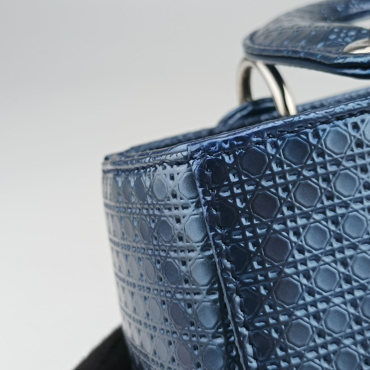 Lady Dior Blue Enamel 16-BO-0136レディーディオール ブルー エナメル 16-BO-0136