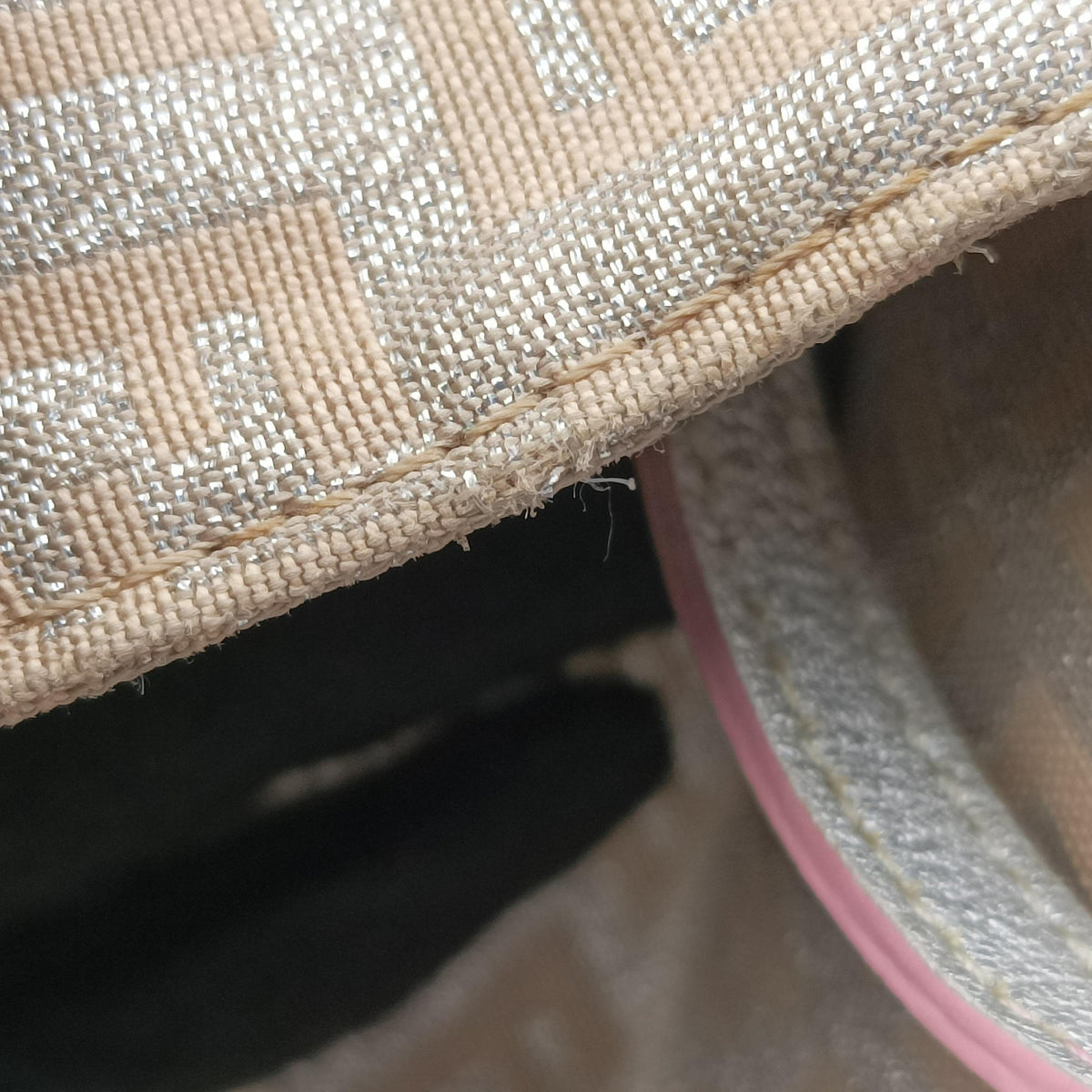 Baguette Beige canvas 8BR180 Lot number unknownバケット ベージュ キャンバス 8BR180 製番不明